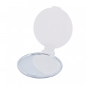 Specchietto tascabile bianco con adesivo personalizzato da regalare per la festa della donna che lavora