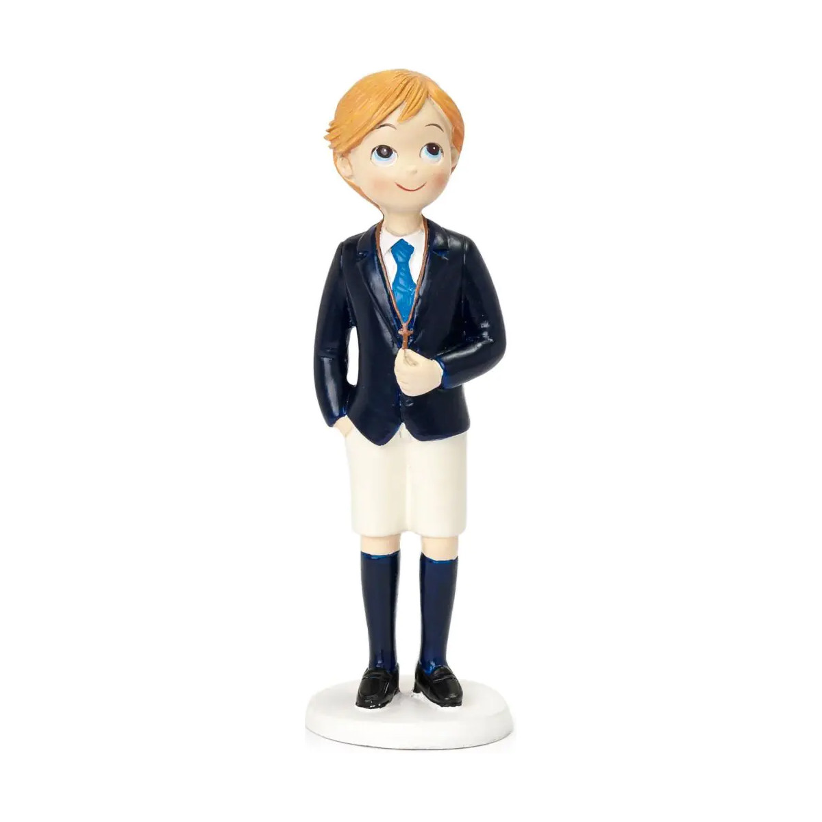 Figura di bambino di comunione con pantaloni corti