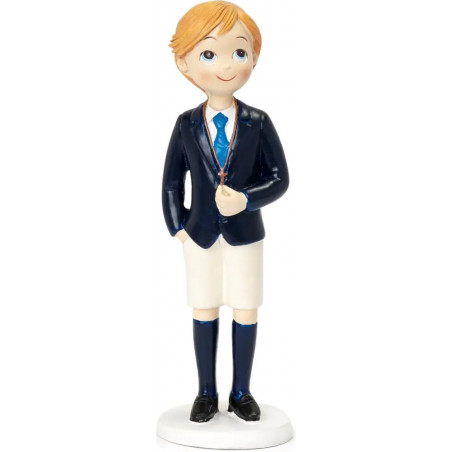 Figura di bambino di comunione con pantaloni corti