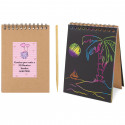 Libretto scrap per disegnare in multicolore per battesimo di una bambina