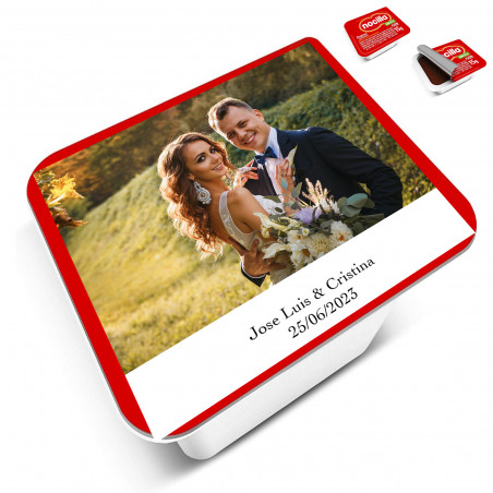 Nutella individuale personalizzata con foto
