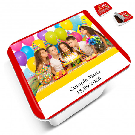 Nutella individuale personalizzata con foto