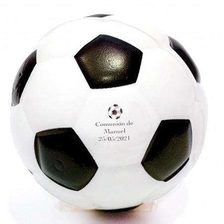 Pallone da calcio antistress personalizzato con adesivo calcio