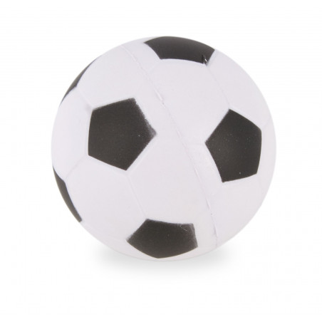 Palla da calcio antistress personalizzata con adesivo in borsa nera