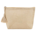 Beauty case in iuta con sacchetto regalo