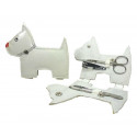 Accessori per manicure in astuccio a forma di cagnolino con borsa