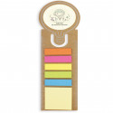 Righello di cartone con post-it personalizzato con adesivo di comunione per bambina