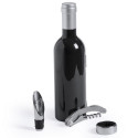 Accessori per il vino in confezione regalo a forma di bottiglia con sacchetto regalo