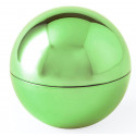 Balsamo labbra a forma di sfera con scatola e adesivo personalizzato