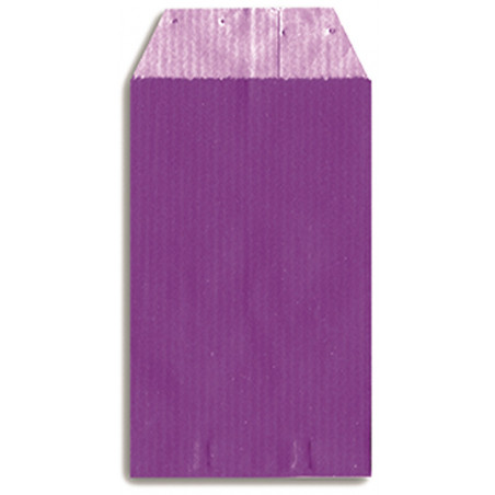 Portacarte lilla a portafoglio in busta per la comunione della bambina con adesivi personalizzati