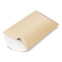 Portachiavi marrone in scatola con dettagli adesivi comunione bimba personalizzati