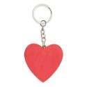 Borsa e beauty case con portachiavi a cuore