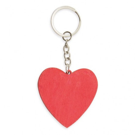 Borsa e beauty case con portachiavi a cuore