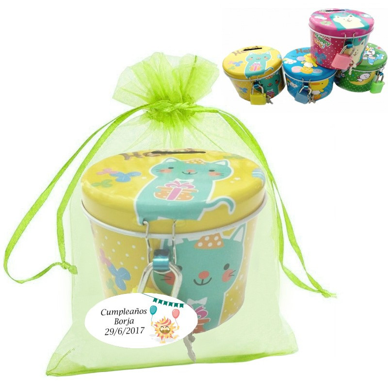 Salvadanai personalizzati da regalare ai bambini per i compleanni
