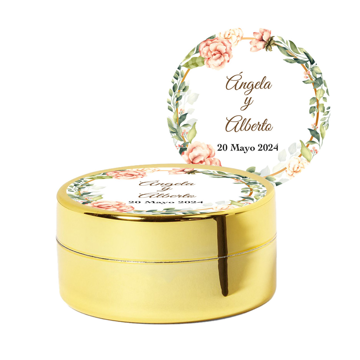 Balsamo labiale con adesivo elegante personalizzato da regalare