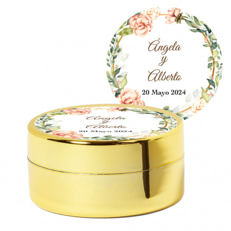 Balsamo per labbra elegante personalizzato con adesivo da regalare