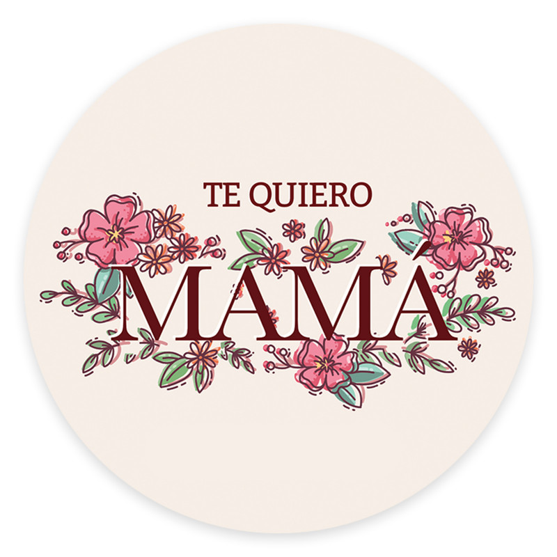 Adesivo da 3 cm per dettagli personalizzati per la festa della mamma