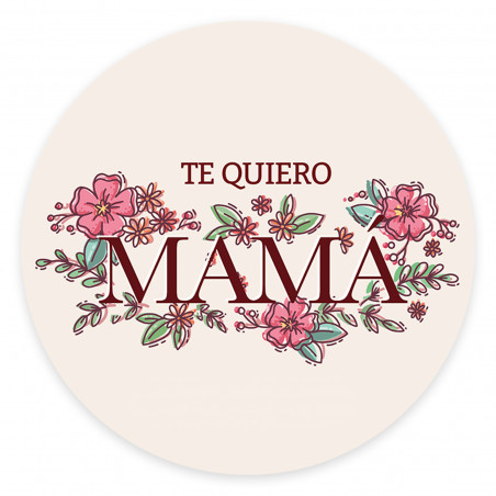 Adesivo da 3 cm per dettagli personalizzati per la festa della mamma