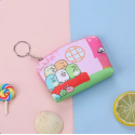 Borsa kawaii con chiusura a cerniera e anello per appenderla