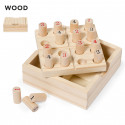 Sudoku in legno in scatola con coperchio