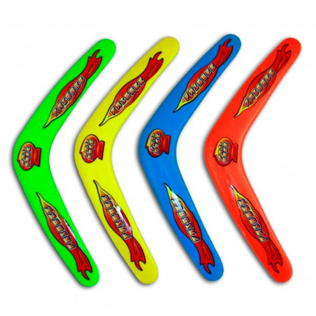 Boomerang assortiti in vari colori