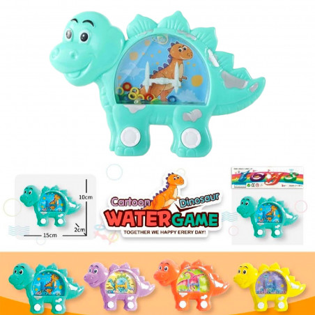 Gioco di infilare anelli in acqua a forma di dinosauro