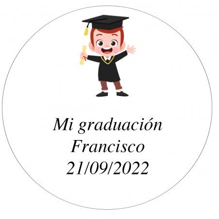 Occhiali da sole rossi per bambini con lecca-lecca a forma di cuore e adesivo personalizzato per laurea