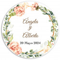Piccola bottiglia di vino regalo con apriscatole magnetico personalizzato in sacchetto regalo