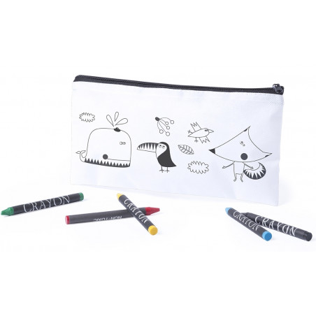 Estuche per colorare personalizzato per battesimo