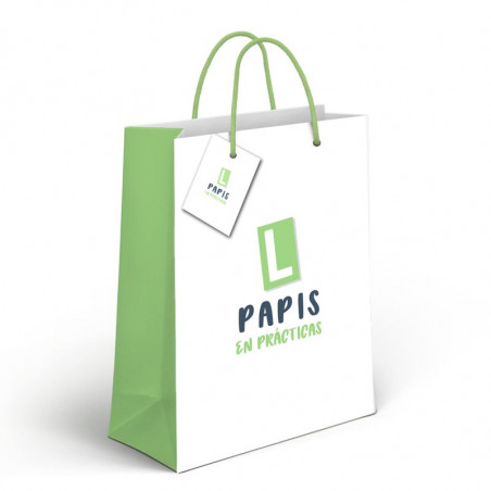 Borsa di carta "papis in pratica"