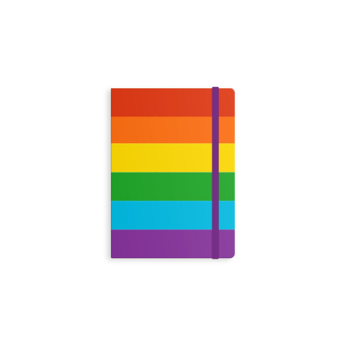 Libretto arcobaleno con elastico di chiusura