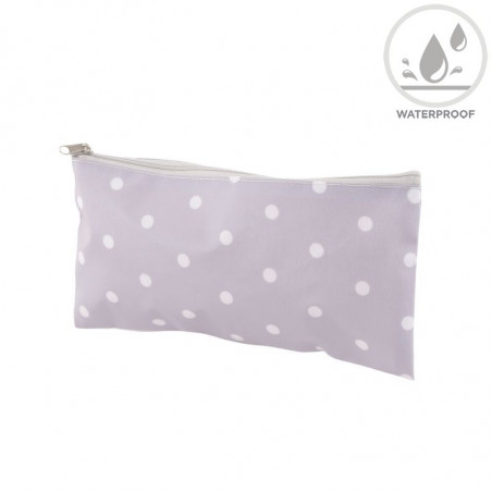 Portatodo impermeabile con pois