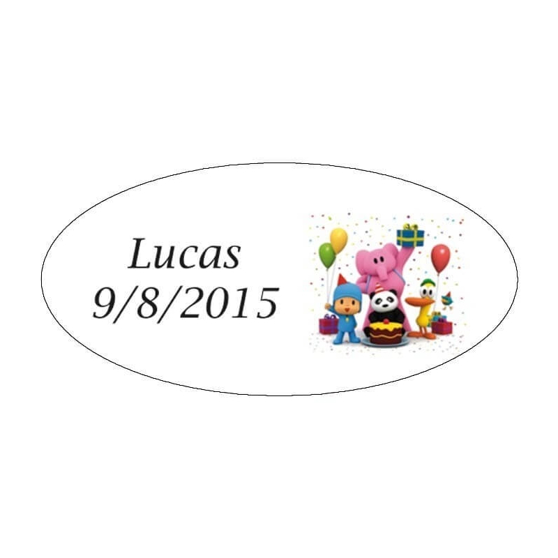 Etichette per bambini Pocoyo