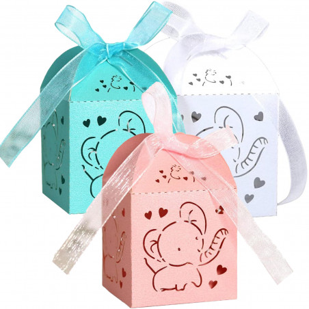 Scatole di cartone con design di elefante