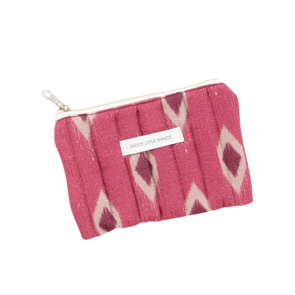 Necessaire stampato con disegni geometrici