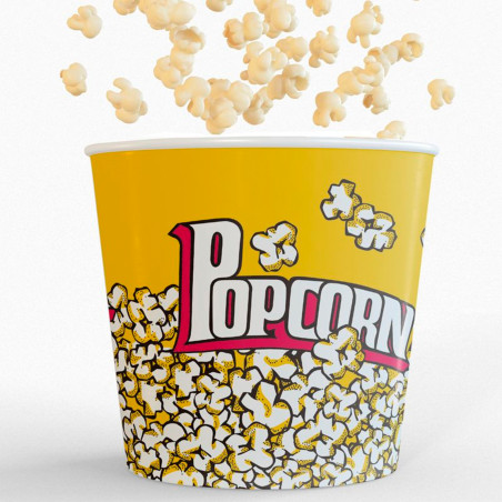 Cubo popcorn 5L per decorazione tavoli