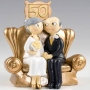 Figure per torte di nozze d'oro originali