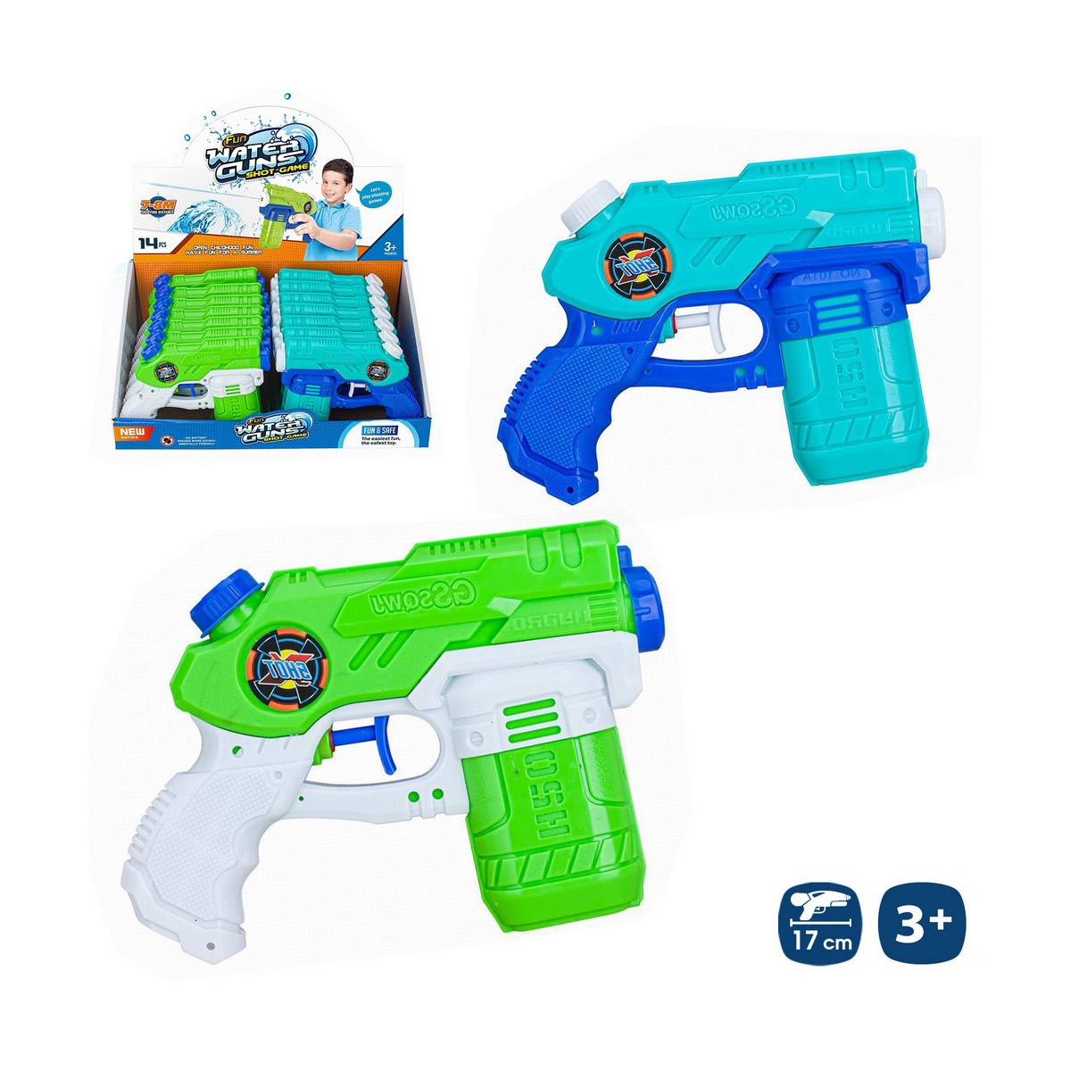 Pistola ad acqua con caricatore d acqua