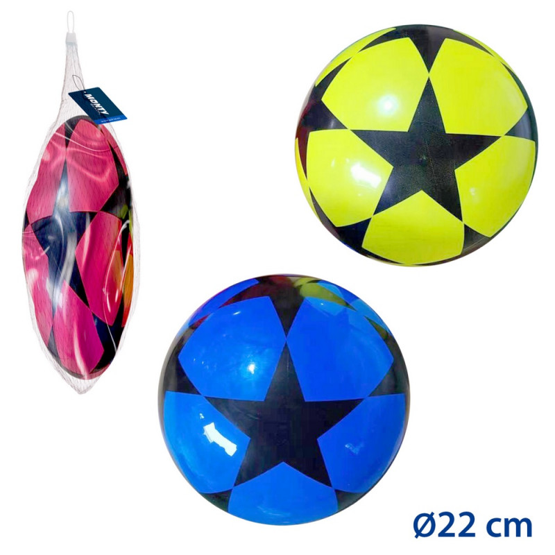 Palla in PVC con design a stella