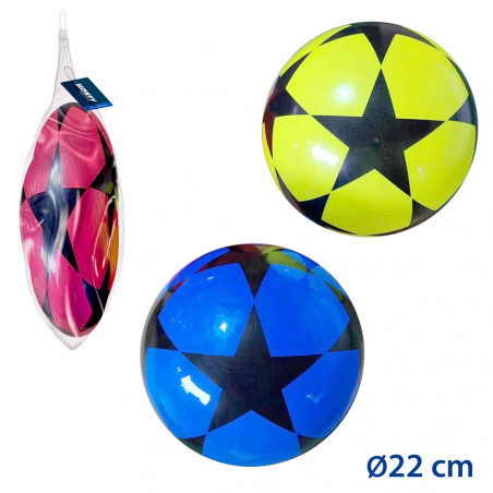 Palla in PVC con design a stella