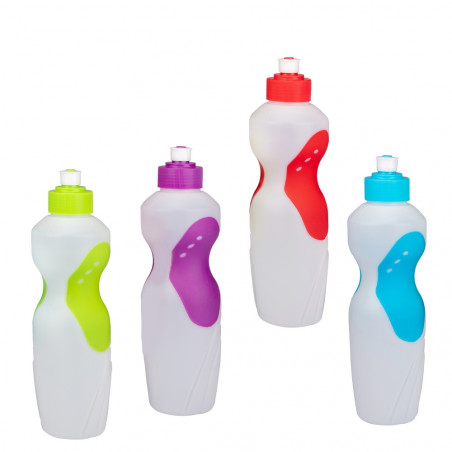 Bottiglia per acqua capacità 550 ml con beccuccio per dettagli