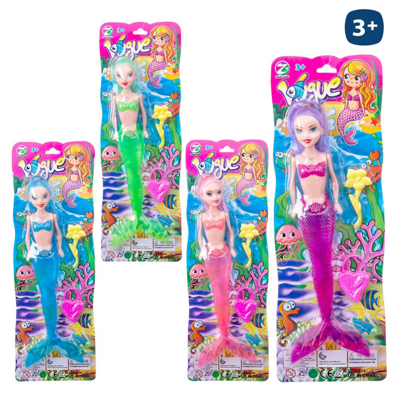 Bambola Sirenetta Con Accessori