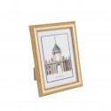 Portafoto dimensione 10x15 bicolore in crema e legno da regalare