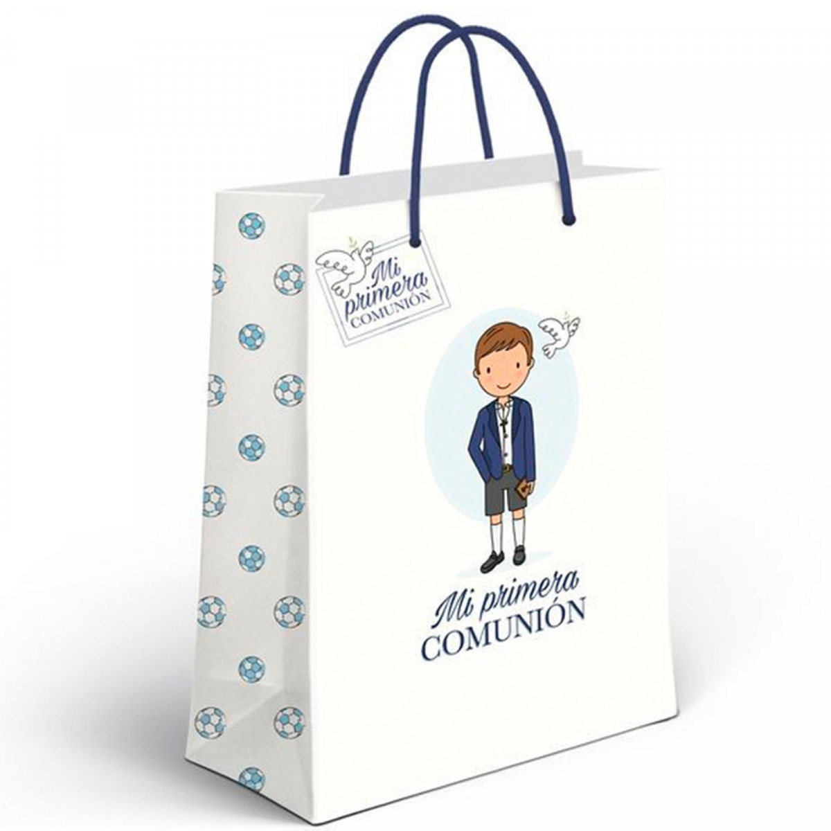 Borsa di carta media per comunione bambini