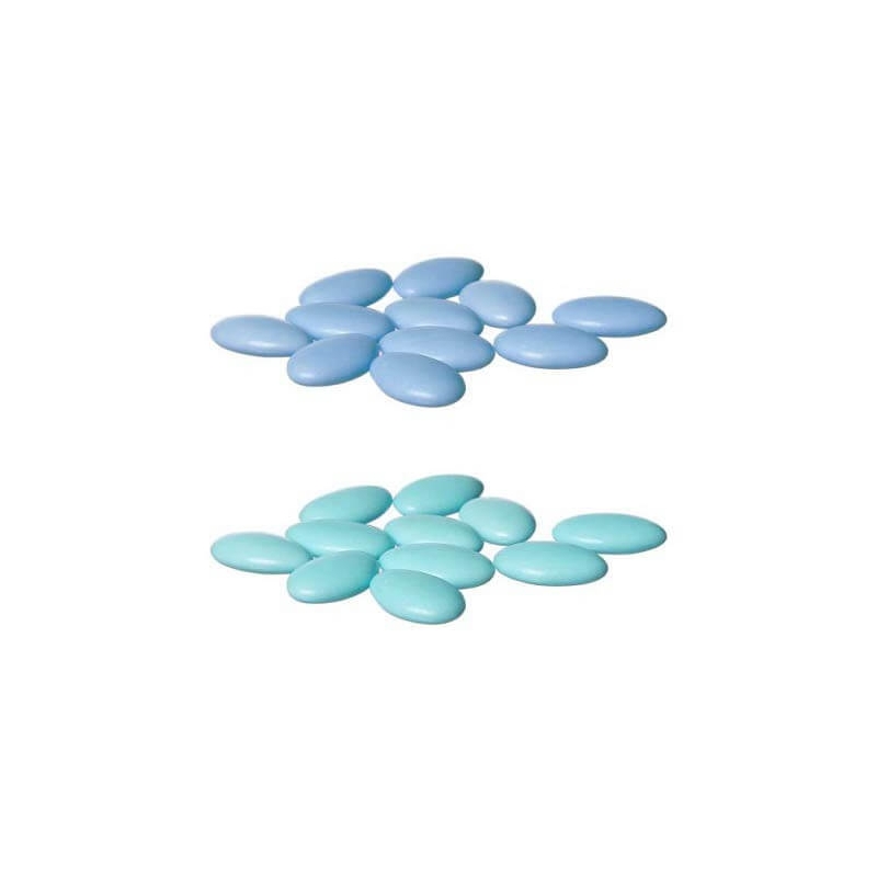 Confetti al cioccolato blu