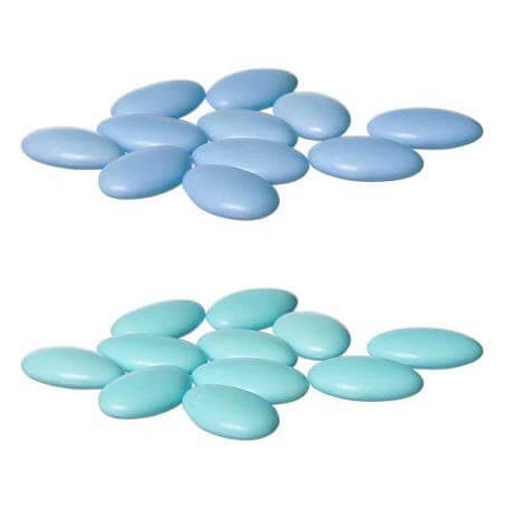 Confetti al cioccolato blu