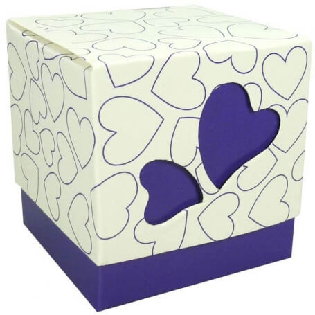 Scatole decorate con cuori