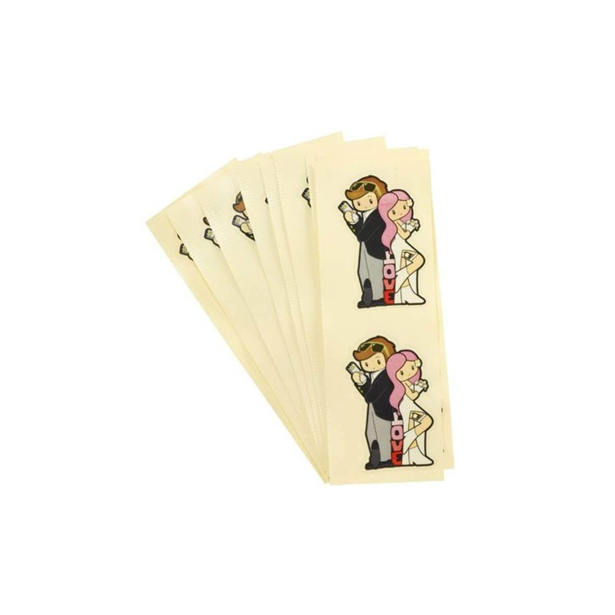 Adesivi per fidanzati mr & mrs love