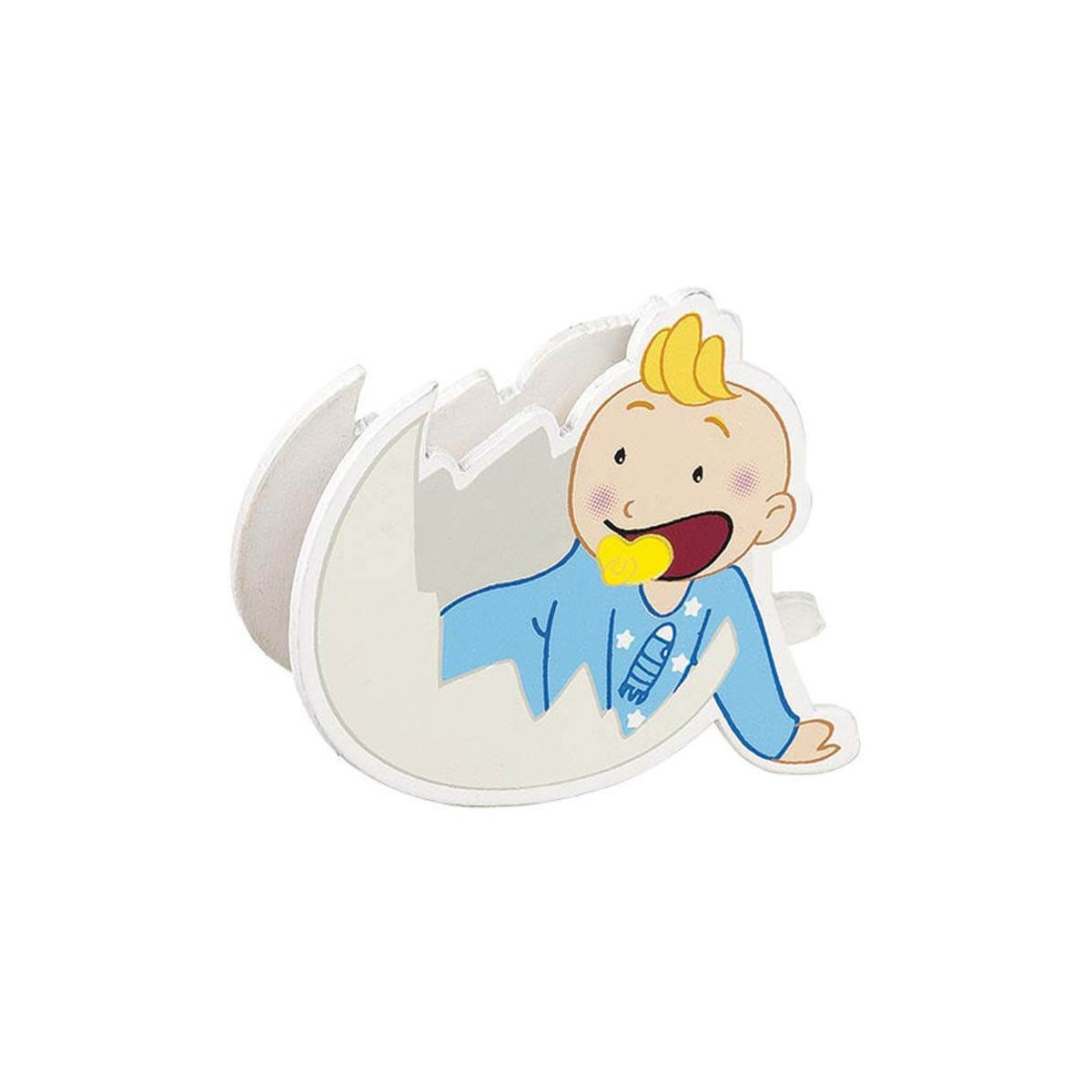 Clip per doccia in legno decorato per bambini