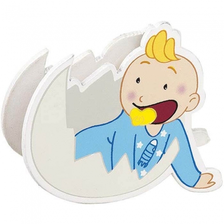 Clip per doccia in legno decorato per bambini